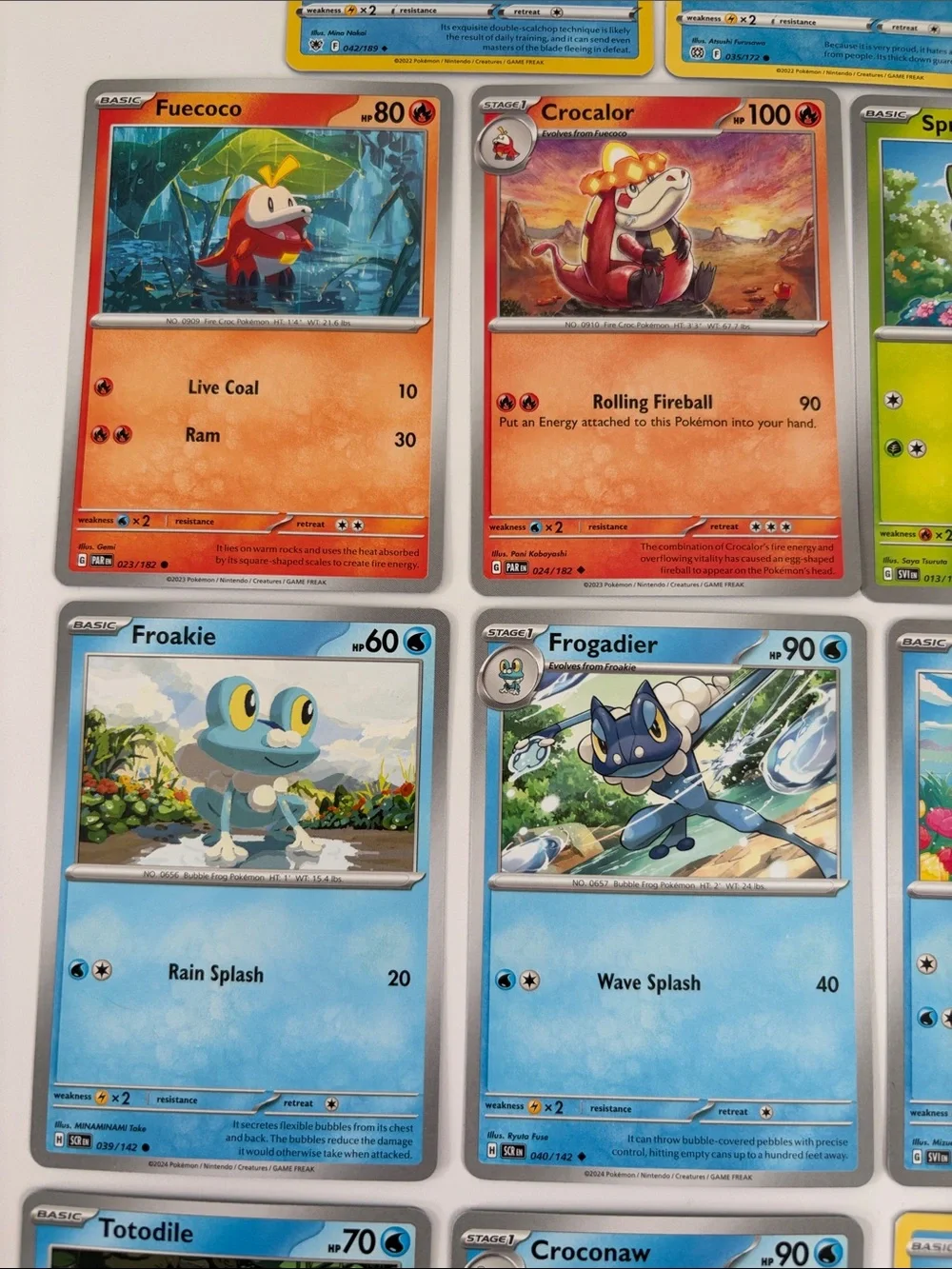 ⭐ Pokémon Starter Evolution Lot | Piplup Fuecoco Sprigatito Froakie Quaxly Sobbl